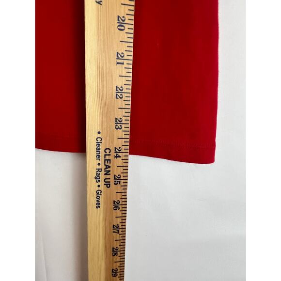 Pendleton Women's Size XL Red Knit V Neck Tank Top - Picture 5 of 7